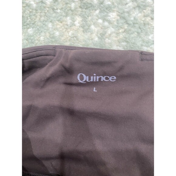 Quince Women Size L Power-Up High-Rise Training Pocket Legging Espresso Leggings - Picture 4 of 8